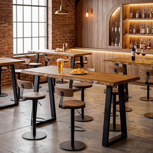 63” Solid Wood Bar Table, Commercial Grade Counter Height Table - Image 6