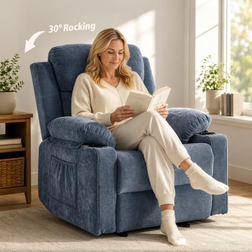 Manual Rocker Recliner Chair for Adults - Image 6