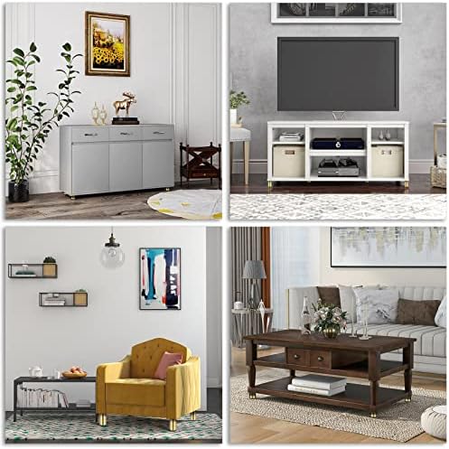 OwnMy 2 Inch Stainless Steel Furniture Legs Feets Metal Cabinet Desk Legs - Image 7