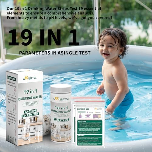 19 in 1 Drinking Water Test Strips, ASSURETST Water Quality Test Kit - Image 7