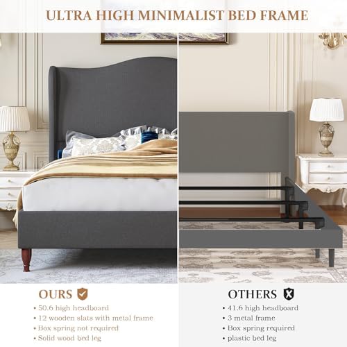 koorlian Full Size Upholstered Bed Frame - Image 6