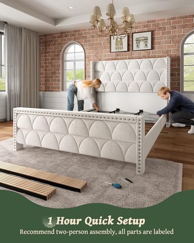 OHOHOLIVE King Size Bed Frame - Image 7