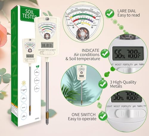 Soil Test Kit, 6 in 1 Soil Tester - Image 3