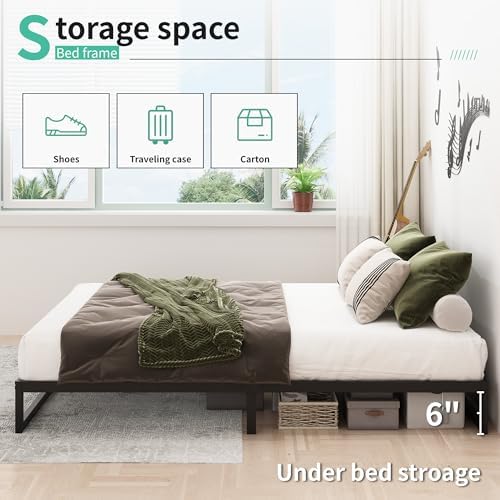 Lutown-Teen 8 Inch Full Bed Frame - Image 3