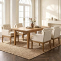 Upholstered Tufted Dining Chairs by DMFurniture