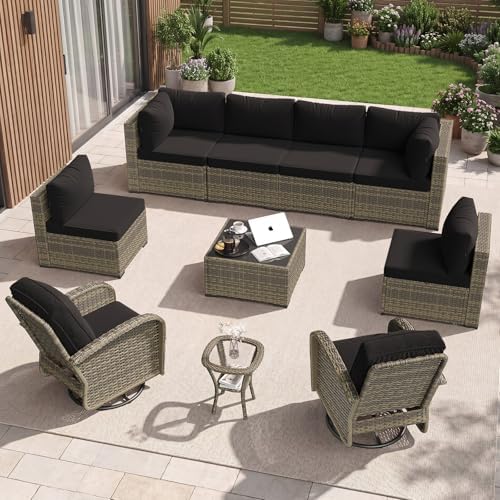 Aoxun 10 Piece Outdoor Patio Furniture Set by Aoxun