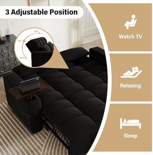 65'' Sleeper Sofa Pull Out Couches - Image 5