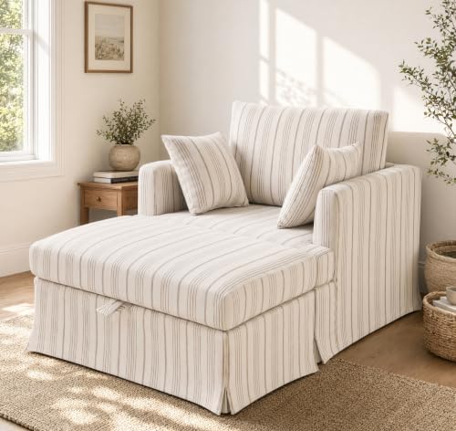 Coastal Oversized Accent Chair by Sivoey