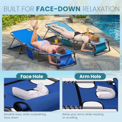 FUNDANGO 400lbs Heavy Duty Tanning Chair - Image 4