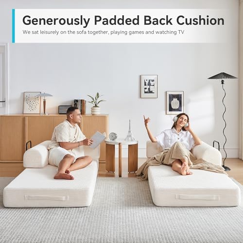 79" Convertible Sofa Bed, Boneless Couch - Image 4