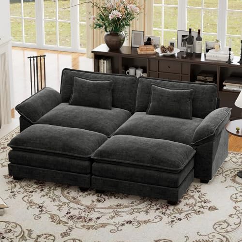 CDCASA 86" Modular Sectional Sofa, Comfy Cloud Couch by CDCASA