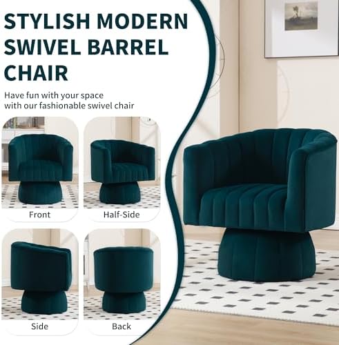 Swivel Accent Barrel Chair - Image 6