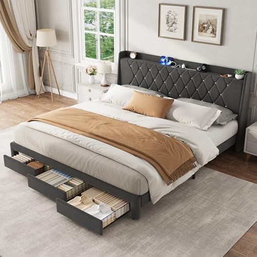 Garvee King Size Bed Frame - Image 3