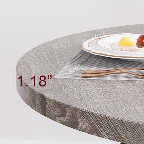 3-Piece Dining Table Set for 2, Small Round Dining Set - Image 6
