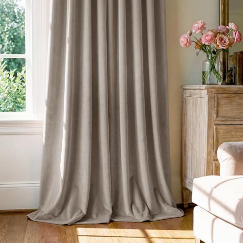 StangH Camel Beige Velvet Curtains Extra - Image 7