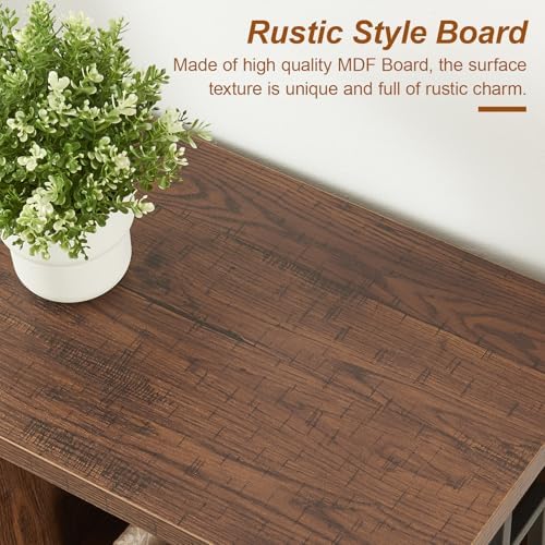 Sofa Console Table, Rustic Entry Table - Image 5