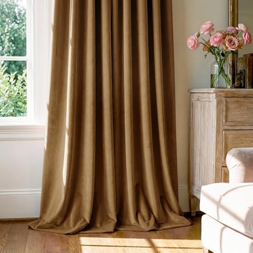 StangH Gold Brown Velvet Curtains - Image 7