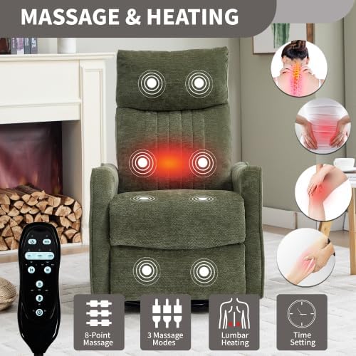 Manual Swivel Rocker Recliner Chair - Image 3