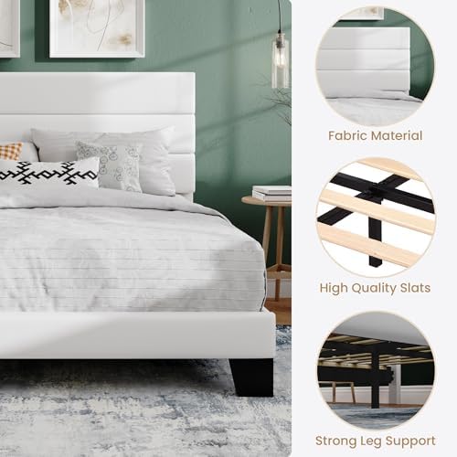 SHA CERLIN Full Platform Bed Frame - Image 6
