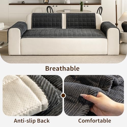 Couch Covers for Dogs, Non Slip Washable Pet Couch Covers for Sofa - Image 4