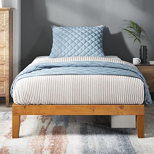 Zinus Alexia Wood Platform Bed Frame, Solid Wood Foundation, No Box Spring - Image 3