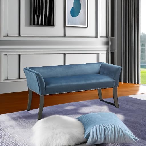 Madison Park Accent Bench, Upholstered - Image 2