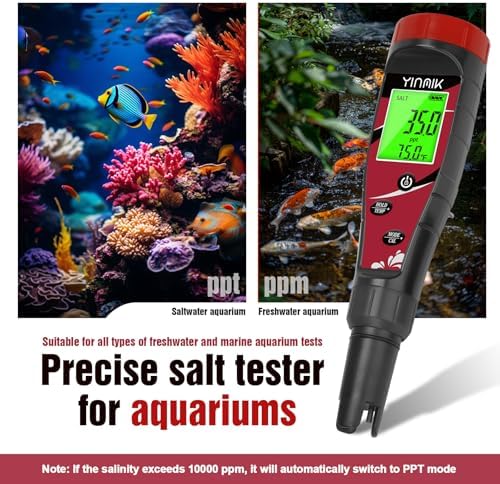 YINMIK Pool Chlorine pH Meter Digital Salt pH Tester - Image 4