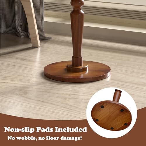 Small Wooden Round Side Table - Image 7