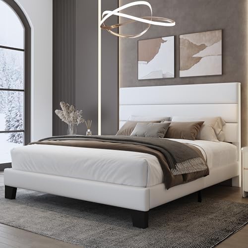 WEEWAY Full Size Velvet Bed Frame by WEEWAY