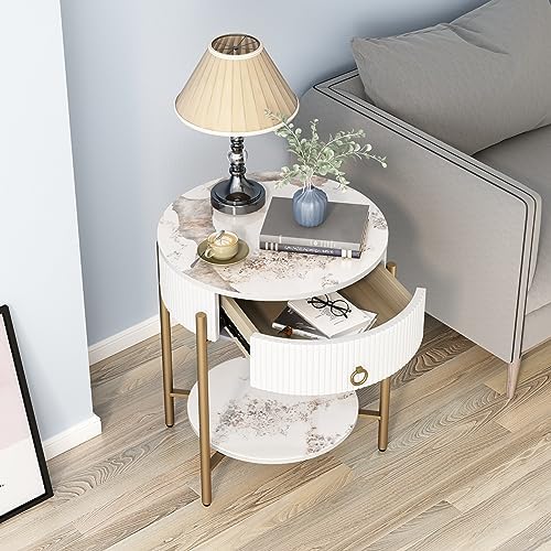 OIOG Round End Table, Nightstand - Image 3