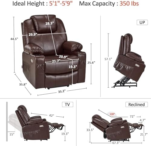 MCombo Power Lift Recliner Chair - Image 3