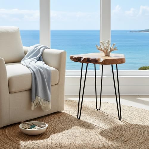 WELLAND Live Edge Cedar End Table - Image 4
