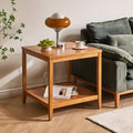 Side Table, Solid Wood Square End Table by Cttasty