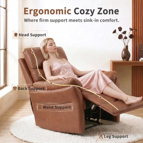AIRSKY Genuine Leather Recliner Chair - Image 5