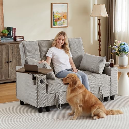 hansones 61" Loveseat Sofa - Image 7