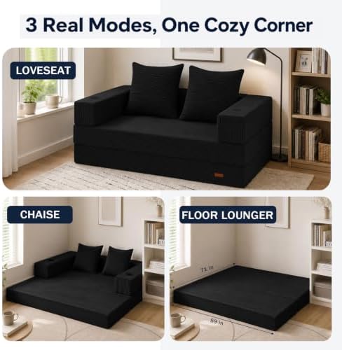 COMAX Boneless Futon Sofa Bed - Image 5