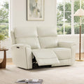 CHITA Genuine Leather Power Reclining Sofa, Wall Hugger Loveseat by Unknown