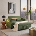 LINSY HOME 58" Loveseat Sleeper, 3-in-1 Pull Out Couch w/Side Table by LINSYHOME