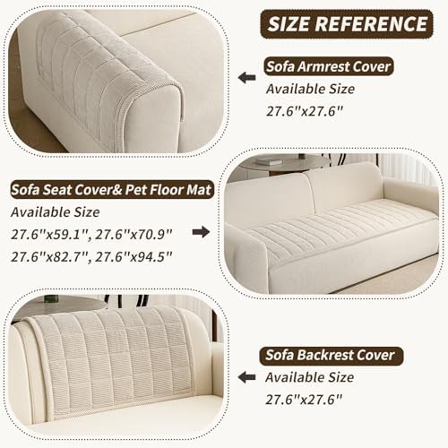 Couch Covers for Dogs, Non Slip Washable Pet Couch Covers for Sofa - Image 3