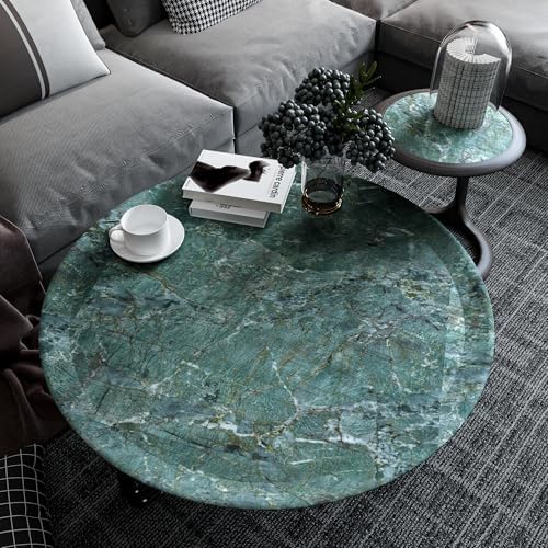 15.74"x118" Green Marble Wallpaper Peel Stick Glossy Marble Contact Paper - Image 6