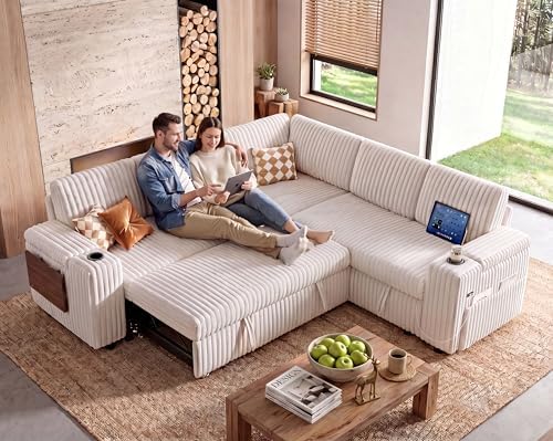 WEUP 86" Modular Sectional Sleeper Sofa by Unknown