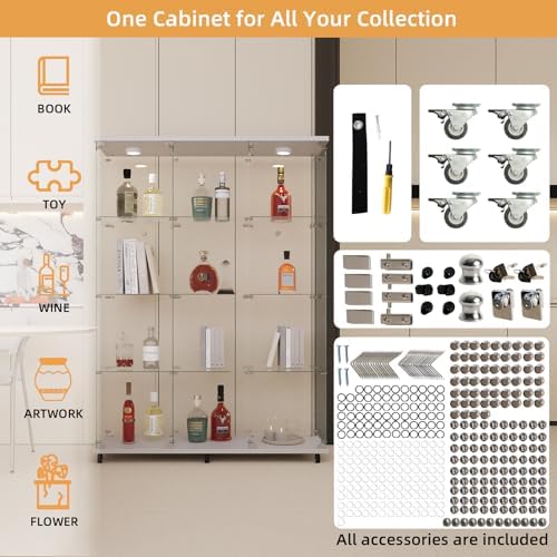 LFT HUIMEI2Y 12-Shelf Glass Display Cabinet - Image 4