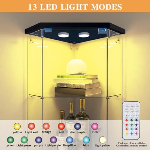 Beauty4U Corner Glass Display Cabinet - Image 5