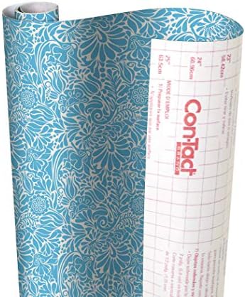 Con-Tact Brand Creative Covering, Self-Adhesive Shelf Liner, Batik Blue - Image 4