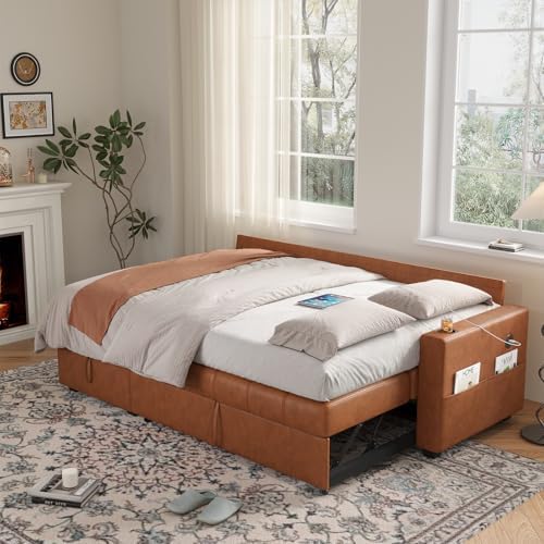 COPIAE 89 inch L-Shaped Sectional Sofa Sleeper - Image 3