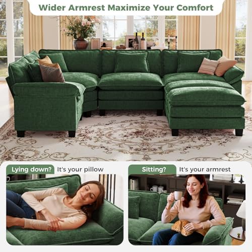 CDCASA 117" Oversized Modular Sectional Sofa - Image 6