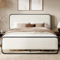 SHA CERLIN Full Size Metal Bed Frame by SHACERLIN