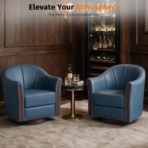 Couchus 2PC Swivel Accent Chair - Image 6