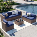 Aoxun Patio Furniture Sets, 7-Piece Outdoor Patio Furniture by Aoxun