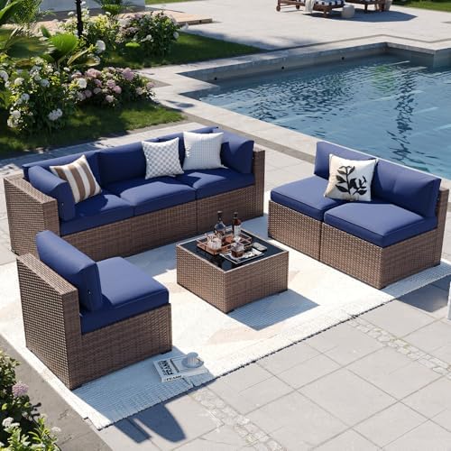 Aoxun Patio Furniture Sets, 7-Piece Outdoor Patio Furniture by Aoxun